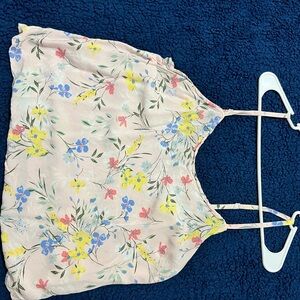 Floral Spaghetti Strap Top